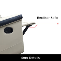 Cynric Fabric Recliner Sofa (Pet Friendly & Easy Clean)