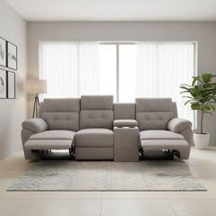 Soral Fabric Recliner Sofa (Pet Friendly & Easy Clean)