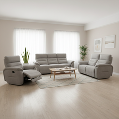 Xyvon Fabric Recliner Sofa (Pet Friendly & Easy Clean)