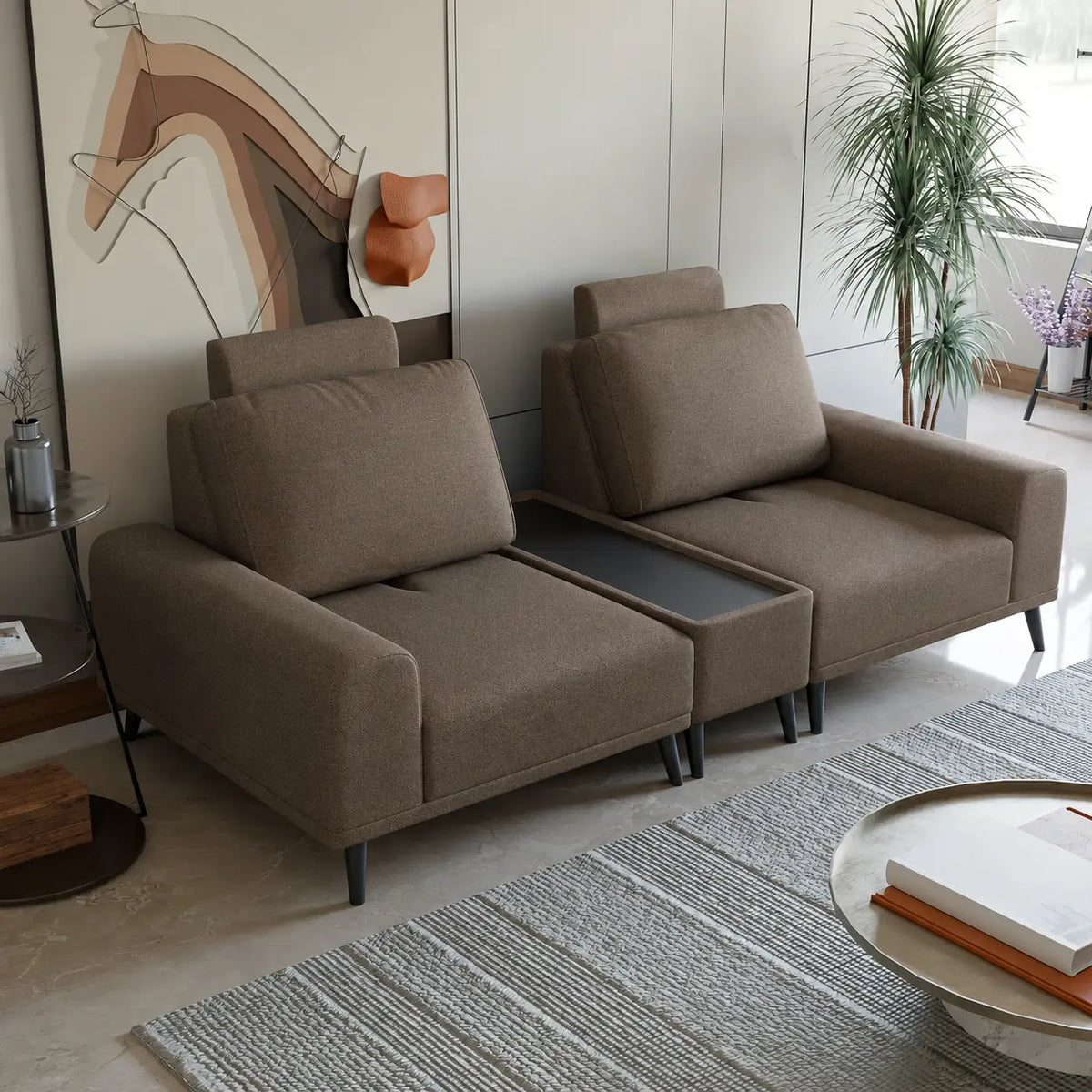 Sylvenor Fabric Sectional Sofa (Pet Friendly & Easy Clean)