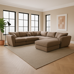 Korra Fabric Sectional Sofa