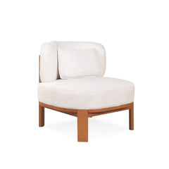 Heston Fabric Wooden Sofa