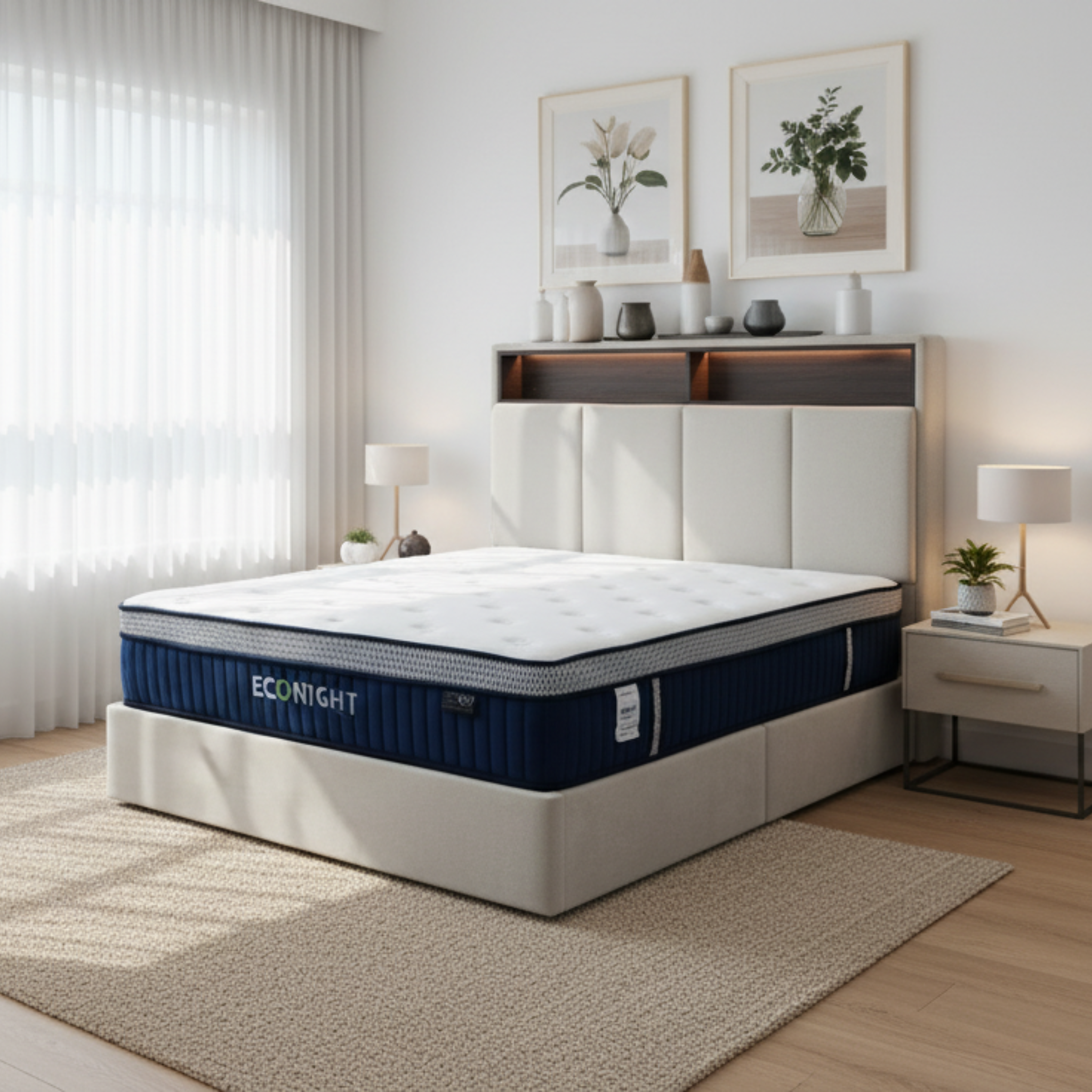 Hestia Fabric Bed Frame (Pet Friendly & Easy Clean)