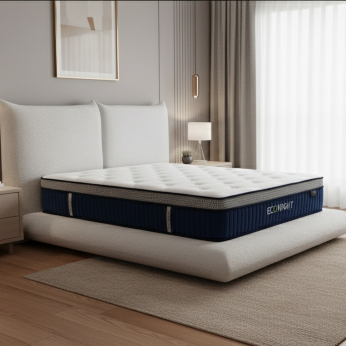 Divina Fabric Bed Frame (Pet Friendly & Easy Clean)