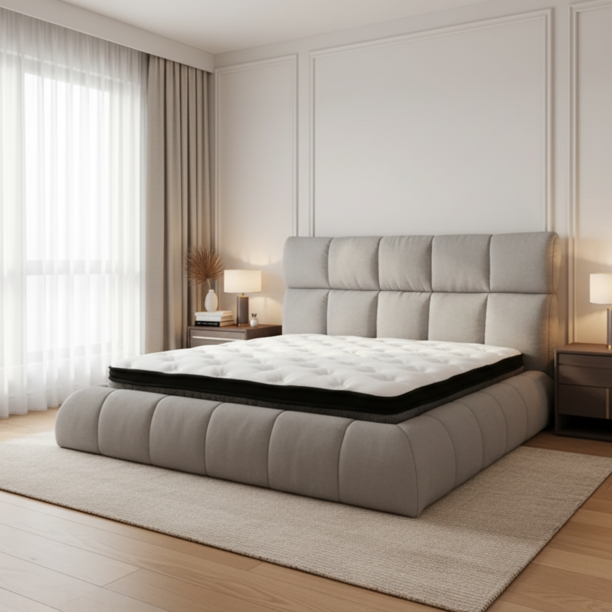 Montra Fabric Bed Frame (Pet Friendly & Easy Clean)