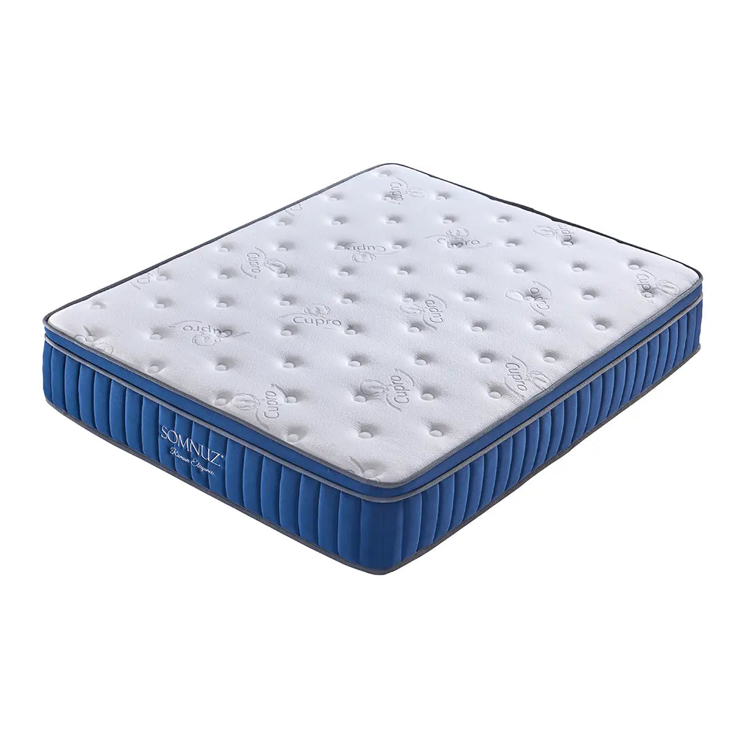 Somnuz® Roman Elegance 12 Inch Individual Pocketed Spring Mattress Somnuz