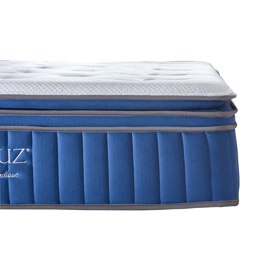 Somnuz® Roman Grandiose 14 Inch Individual Pocketed Spring Cooling Mattress Somnuz