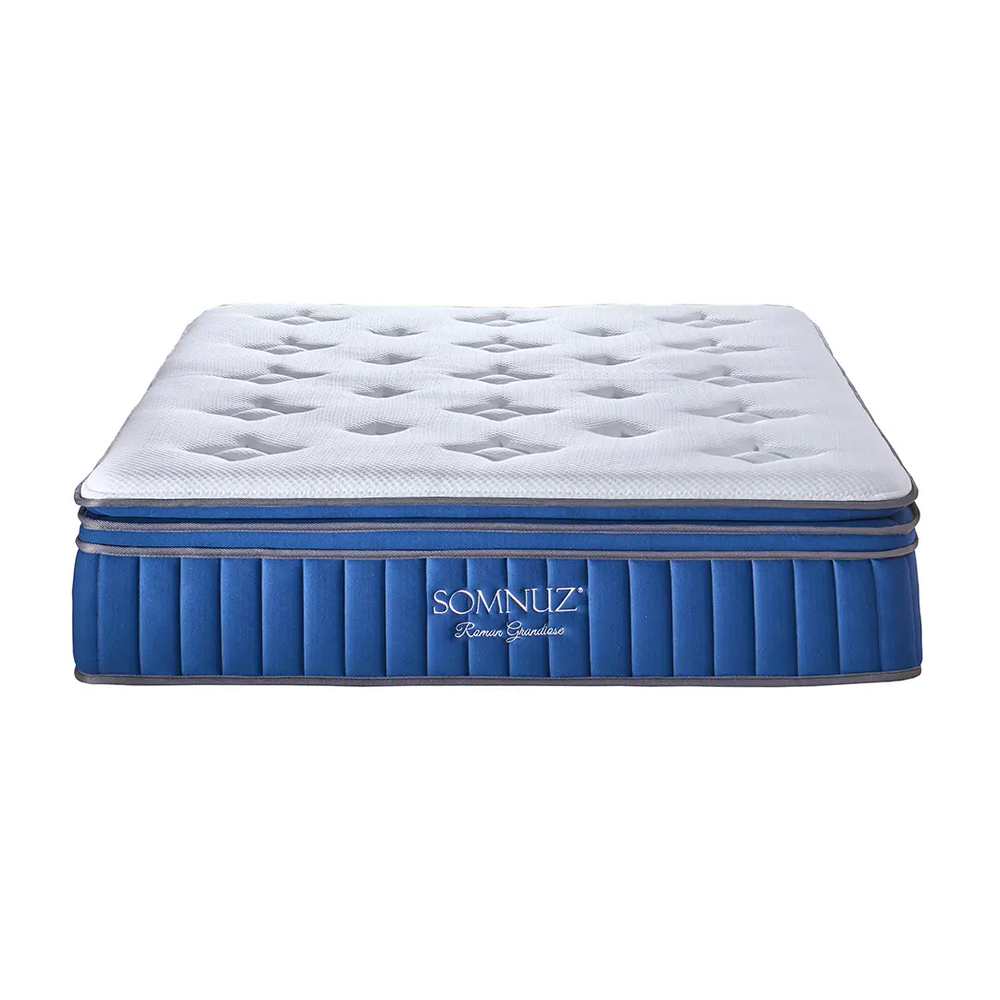 Somnuz® Roman Grandiose 14 Inch Individual Pocketed Spring Cooling Mattress Somnuz