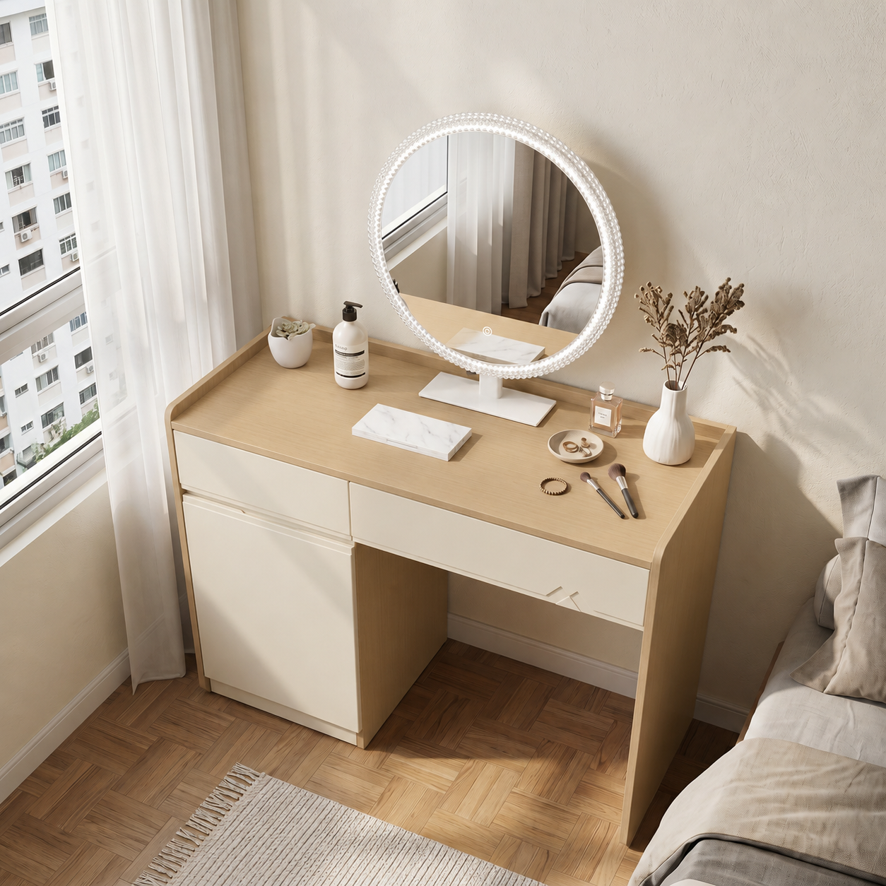 Dorelle Dressing Table with Mirror