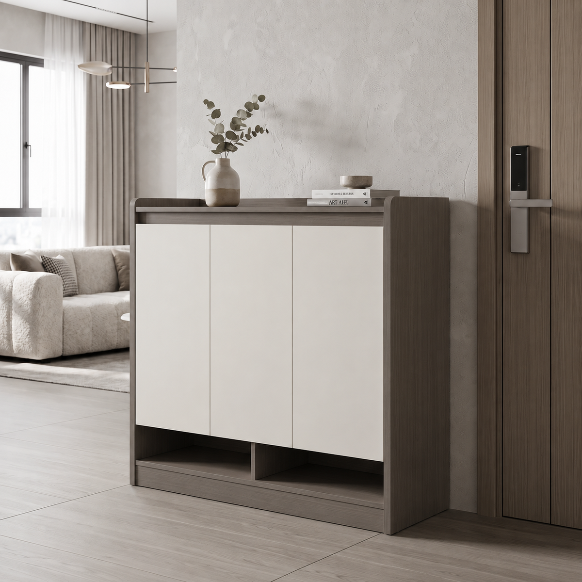 Galeria 3 Door Shoe Cabinet