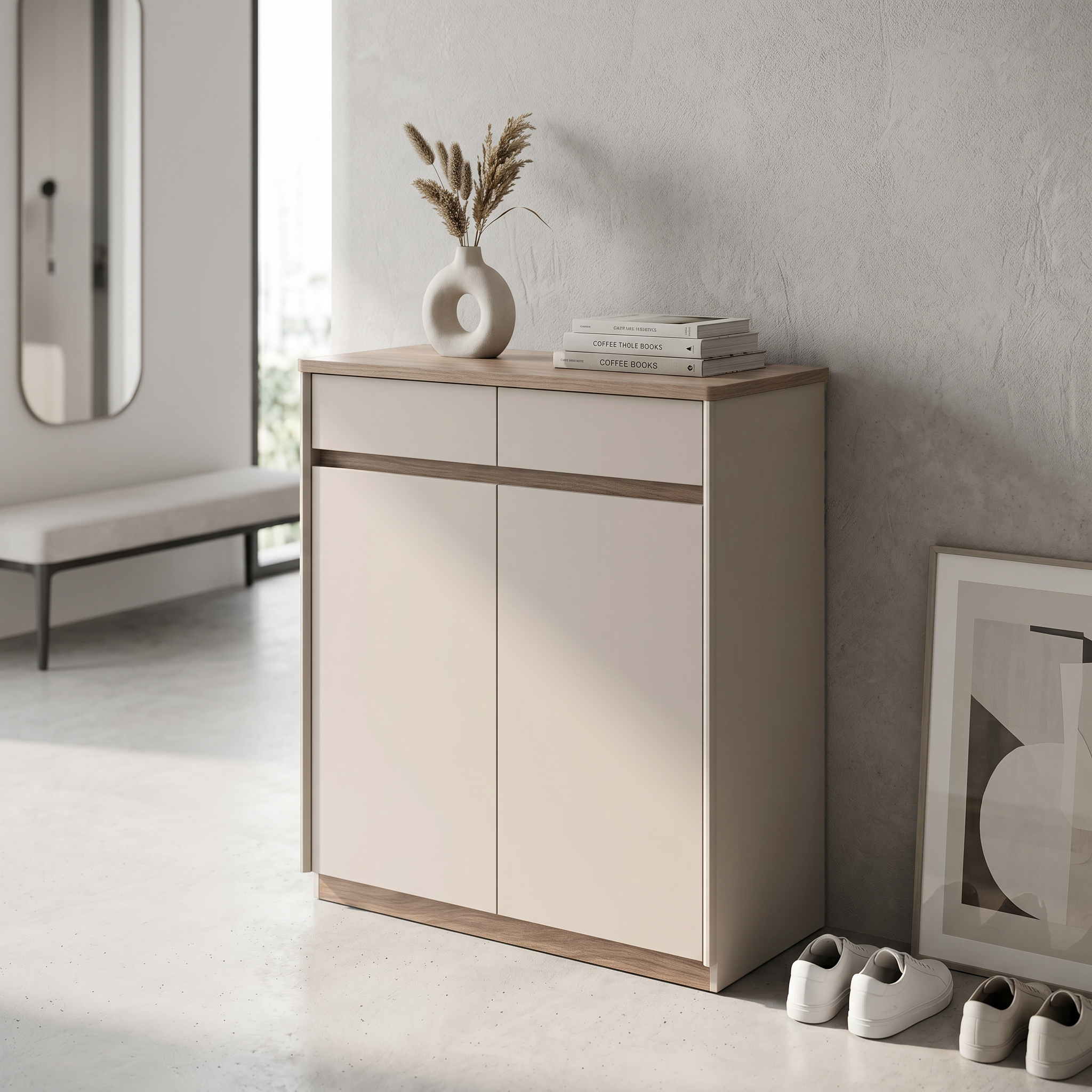 Lavinia 2 Door Shoe Cabinet