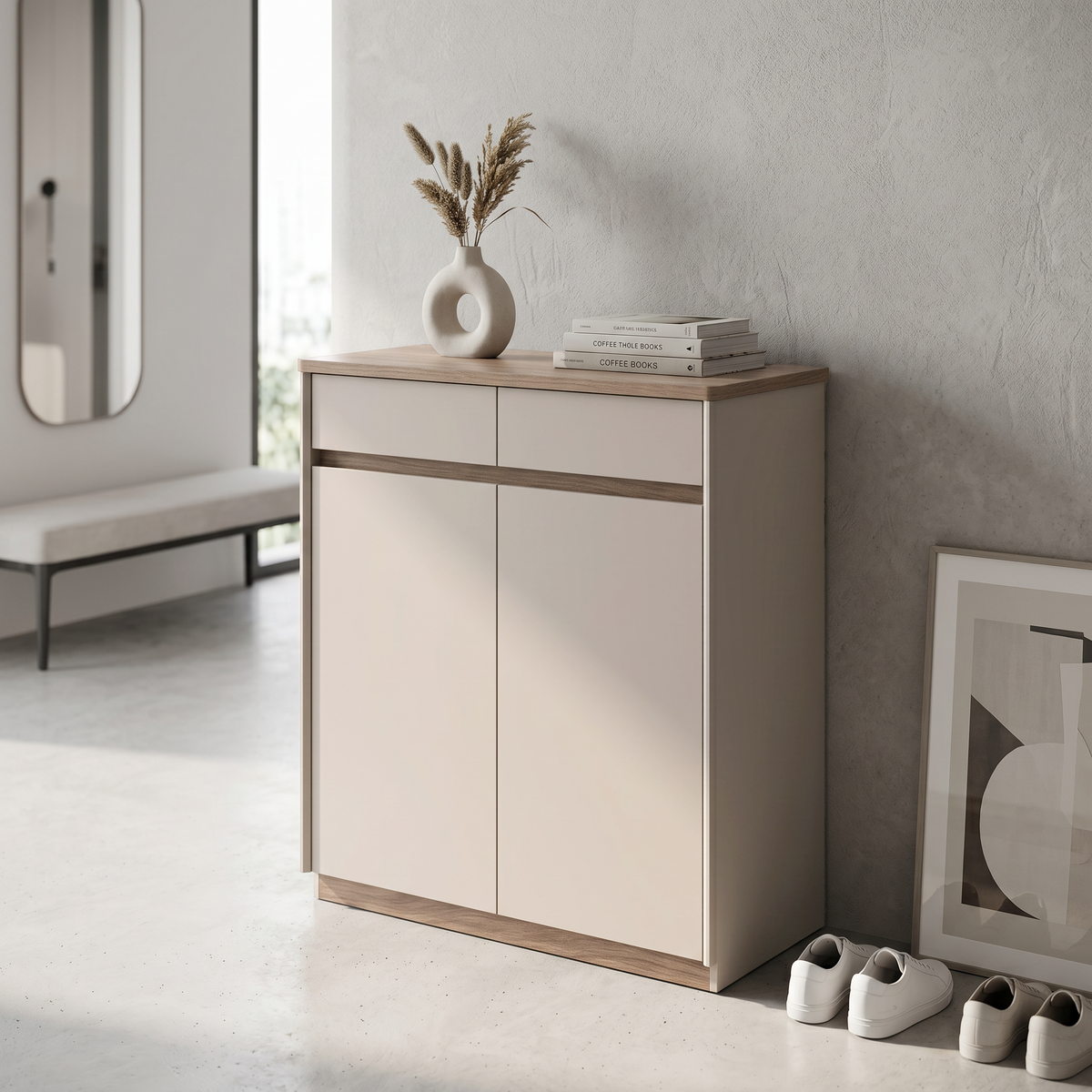 Lavinia 2 Door Shoe Cabinet