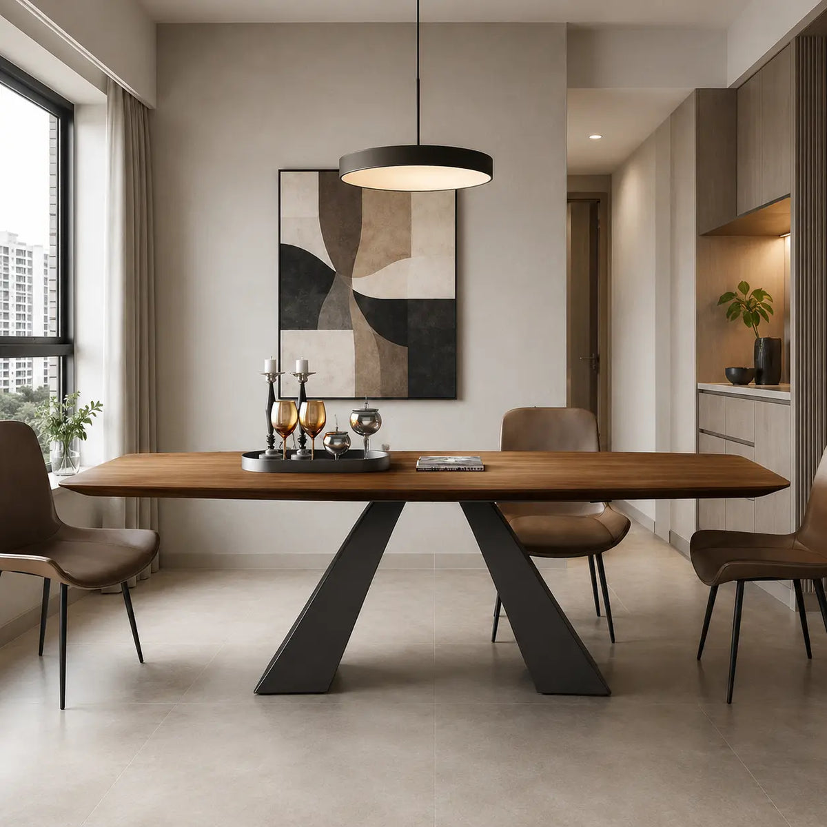 Ravina Wooden Dining Table BKJ