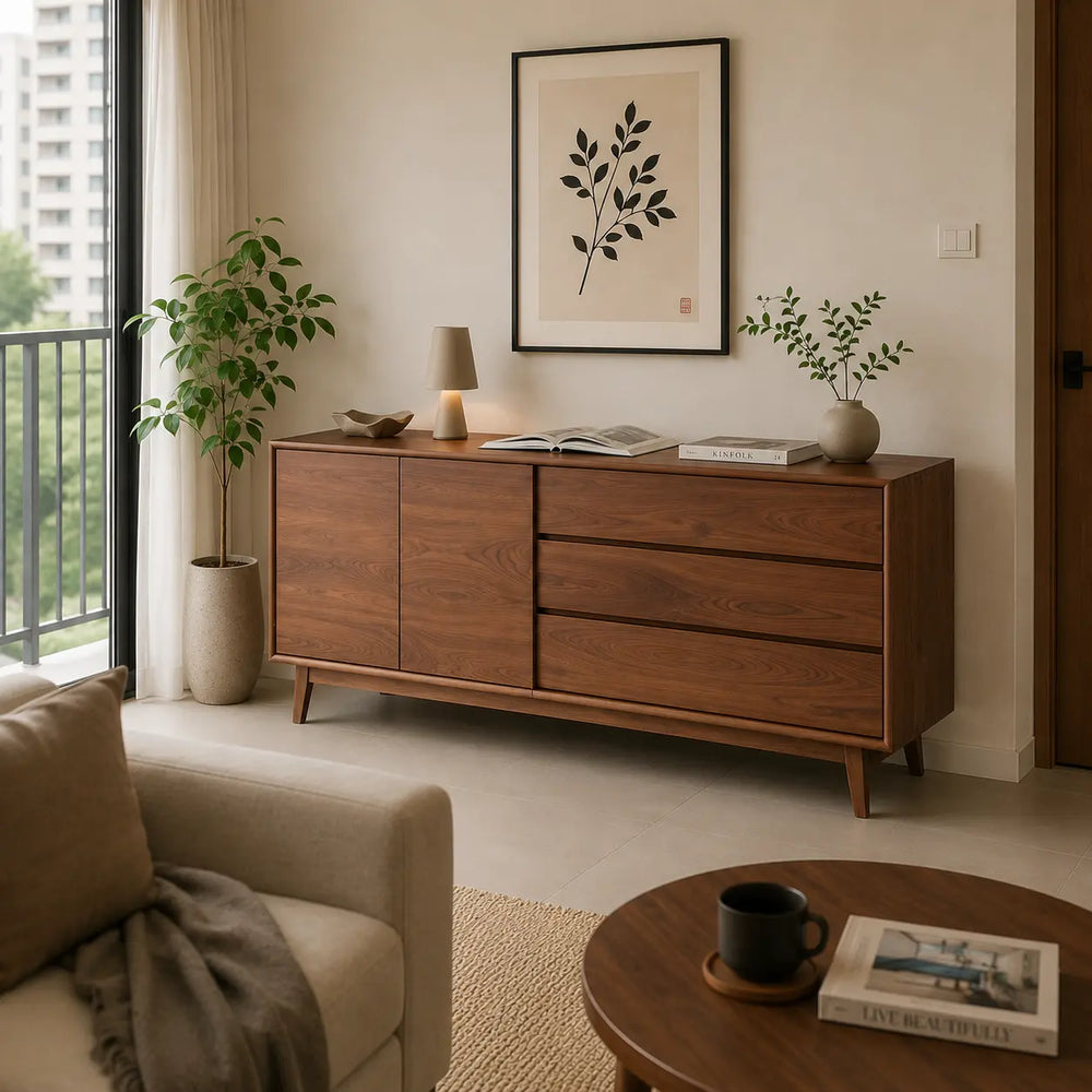 Carivo Wooden Buffet Hutch BKJ