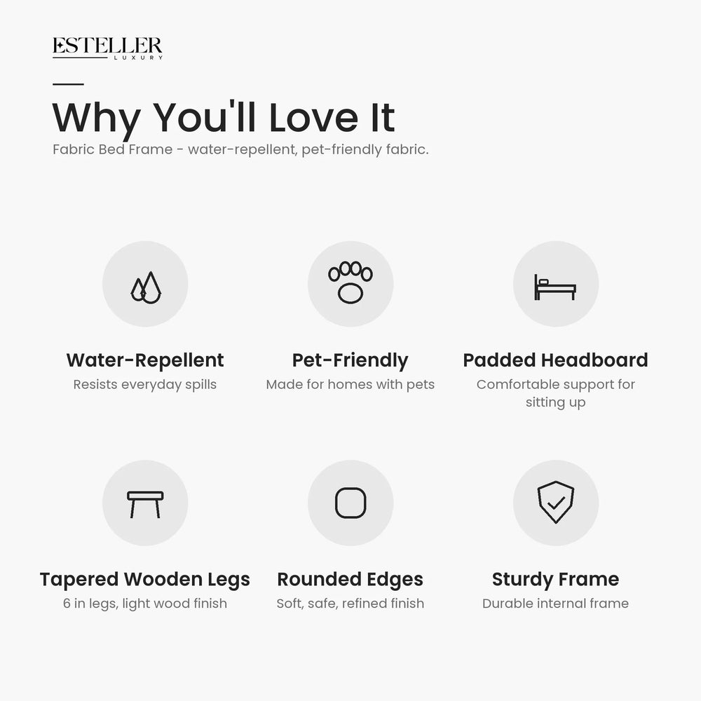 Fabric Bed Frame - Why You'll Love It
