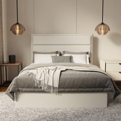 Zorvain Fabric Drawer Bed Frame (Water Repellent & Pet friendly) by Somnuz