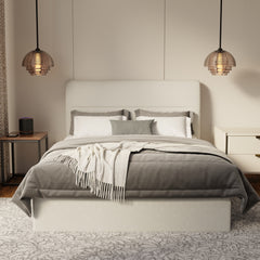 Lysara Fabric Drawer Bed Frame (Water Repellent & Pet friendly) by Somnuz