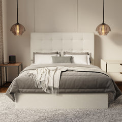 Endora Fabric Drawer Bed Frame (Water Repellent & Pet friendly) by Somnuz
