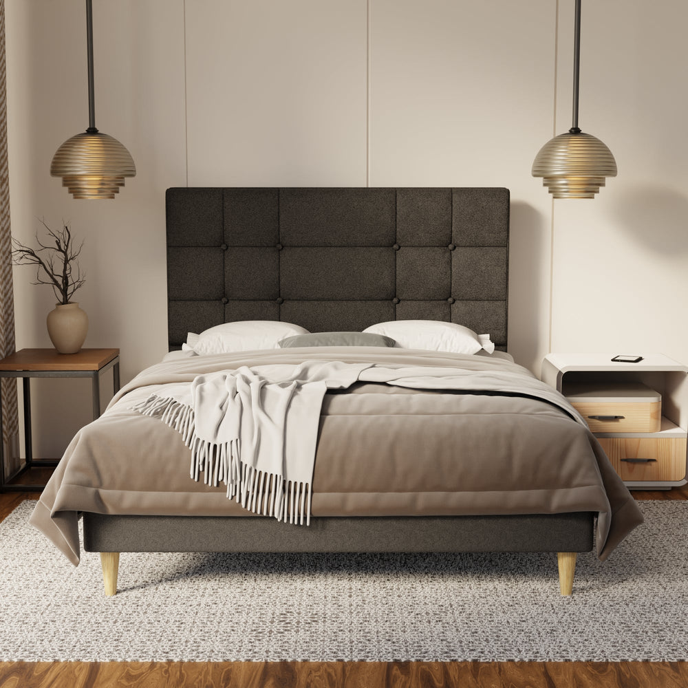 Elara Fabric Bed Frame (Water Repellent & Pet friendly) SSE