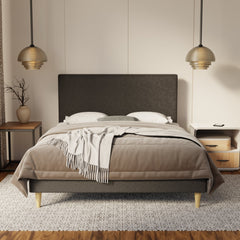Kira Fabric Bed Frame (Water Repellent & Pet friendly) By Somnuz SSE