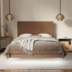 Lyra Fabric Floating Bed Frame (Water Repellent, Pet Friendly & LED) SSE