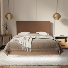 Kira Fabric Floating Bed Frame (Water Repellent, Pet Friendly & LED) SSE