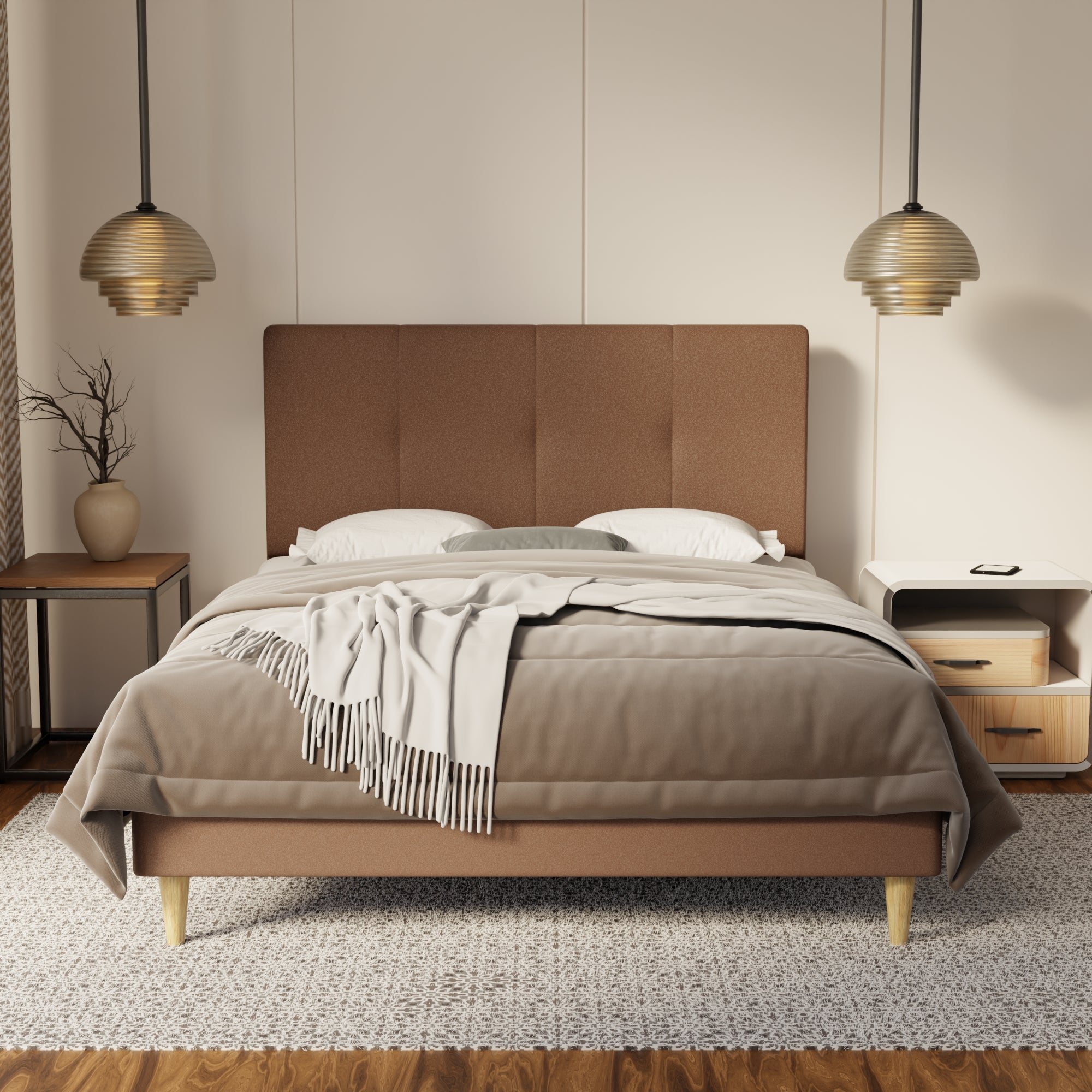 Lyra Fabric Bed Frame (Water Repellent & Pet friendly) SSE