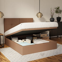Rylan Fabric Storage Bed Frame (Water Repellent & Pet Friendly) SSE