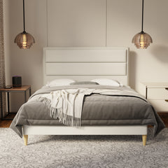 Zorvain Fabric Bed Frame (Water Repellent & Pet friendly) by Somnuz