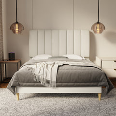 Trevino Fabric Bed Frame (Water Repellent & Pet friendly) by Somnuz