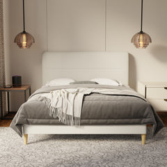 Lysara Fabric Bed Frame (Water Repellent & Pet friendly) by Somnuz