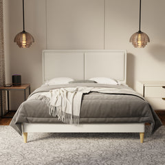Bravelle Fabric Bed Frame (Water Repellent & Pet friendly) by Somnuz