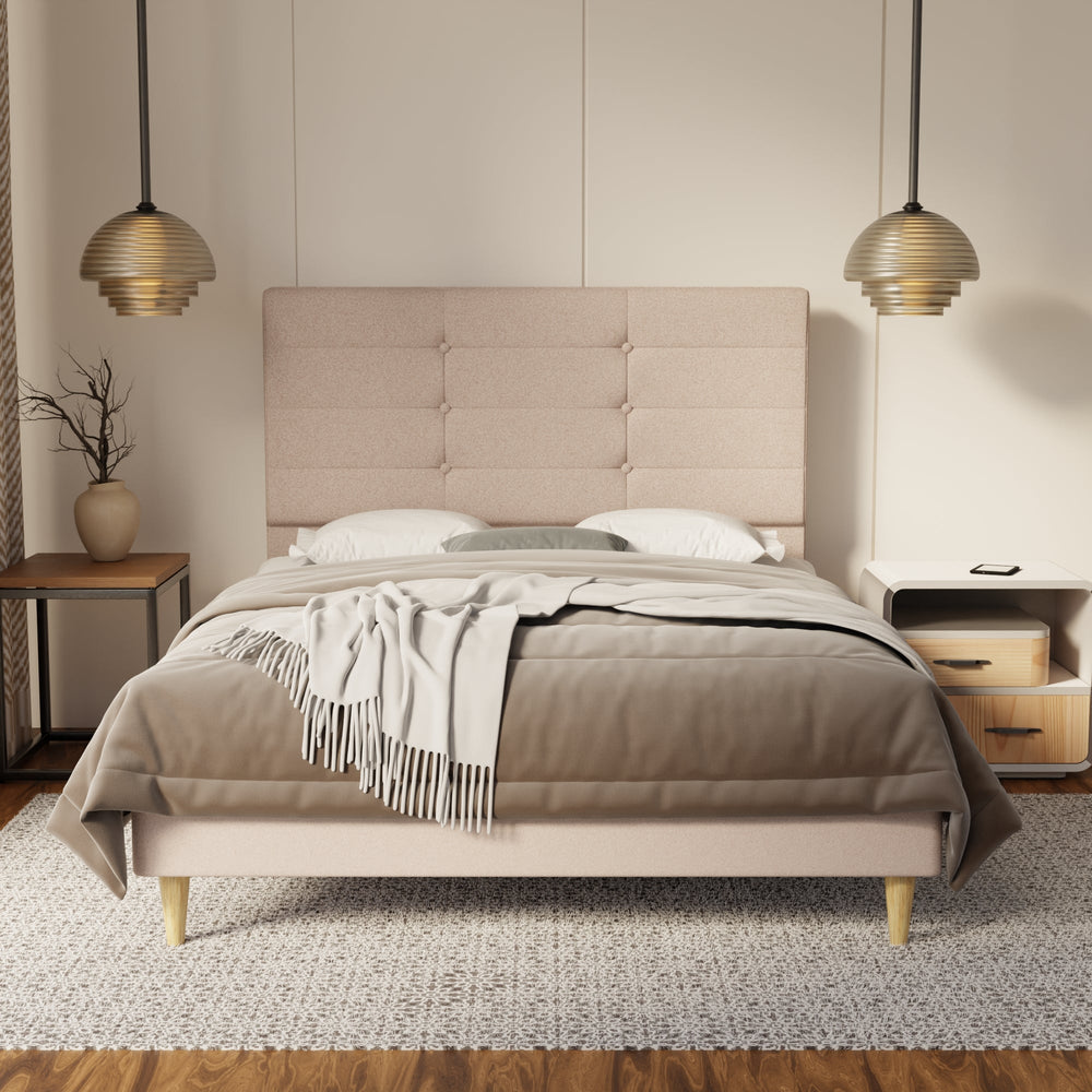 Kaelen Fabric Bed Frame (Water Repellent & Pet friendly) SSE