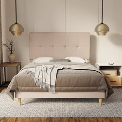 Marlowe Fabric Bed Frame (Water Repellent & Pet friendly) By Somnuz SSE