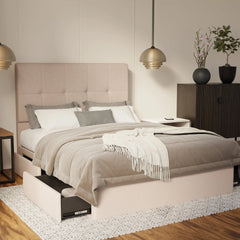 Marlowe Fabric Drawer Bed Frame (Water Repellent & Pet Friendly) SSE
