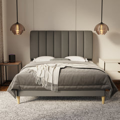 Trevino Fabric Bed Frame (Water Repellent & Pet friendly) by Somnuz