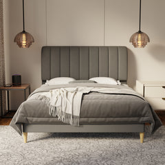 Kuro Fabric Bed Frame (Water Repellent & Pet friendly) by Somnuz