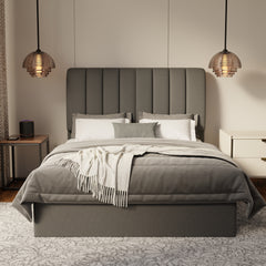 Trevino Fabric Drawer Bed Frame (Water Repellent & Pet friendly) by Somnuz