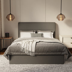 Lysara Fabric Drawer Bed Frame (Water Repellent & Pet friendly) by Somnuz