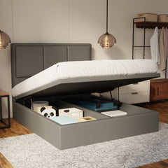Velmira Fabric Storage Bed Frame (Water Repellent & Pet Friendly) by Somnuz