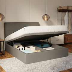 Lysara Fabric Storage Bed Frame (Water Repellent & Pet Friendly) by Somnuz