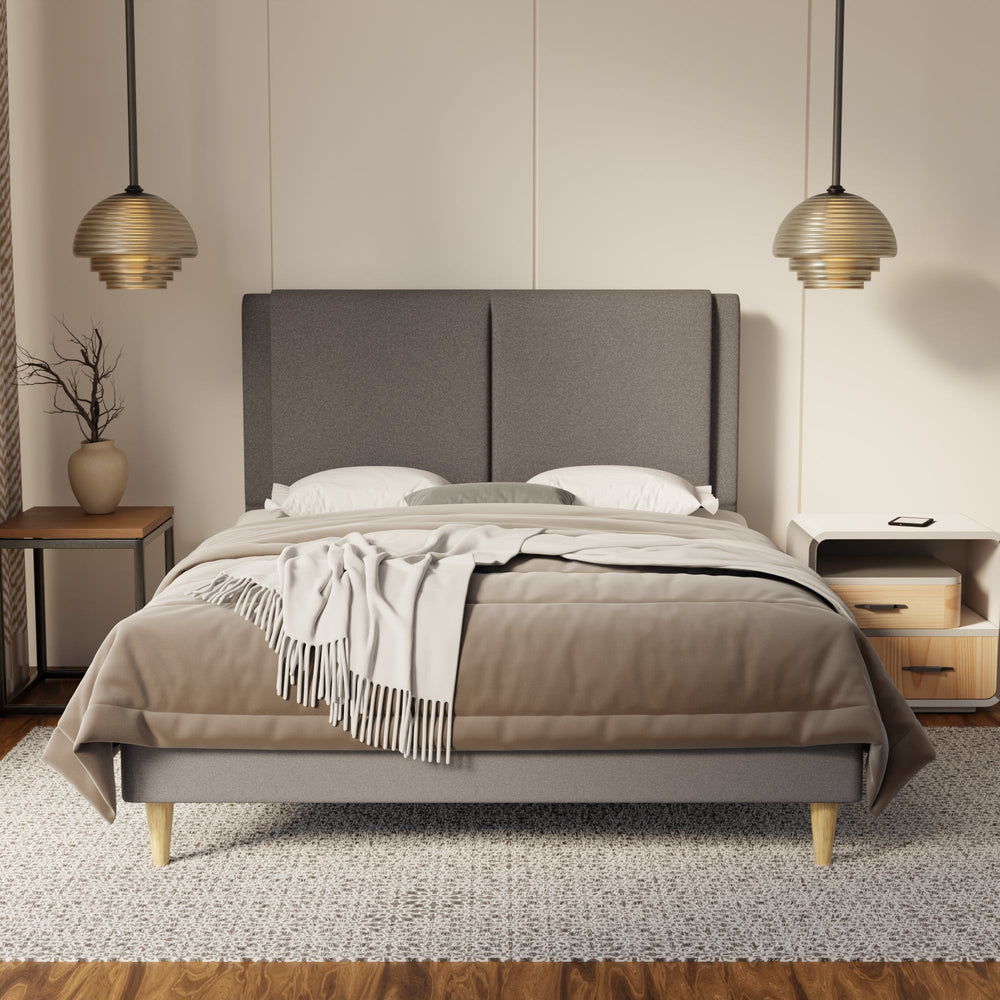Vance Fabric Bed Frame (Water Repellent & Pet friendly) By Somnuz SSE