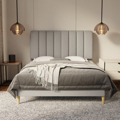 Trevino Fabric Bed Frame (Water Repellent & Pet friendly) by Somnuz