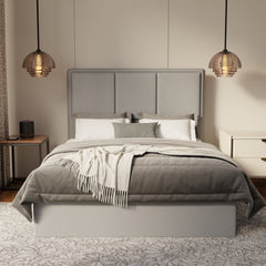 Velmira Fabric Drawer Bed Frame (Water Repellent & Pet friendly) by Somnuz