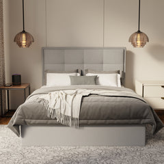 Solvane Fabric Drawer Bed Frame (Water Repellent & Pet friendly) by Somnuz