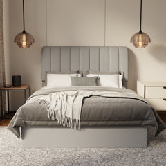 Kuro Fabric Drawer Bed Frame (Water Repellent & Pet friendly) by Somnuz