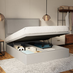 Shiro Fabric Storage Bed Frame (Water Repellent & Pet Friendly) by Somnuz