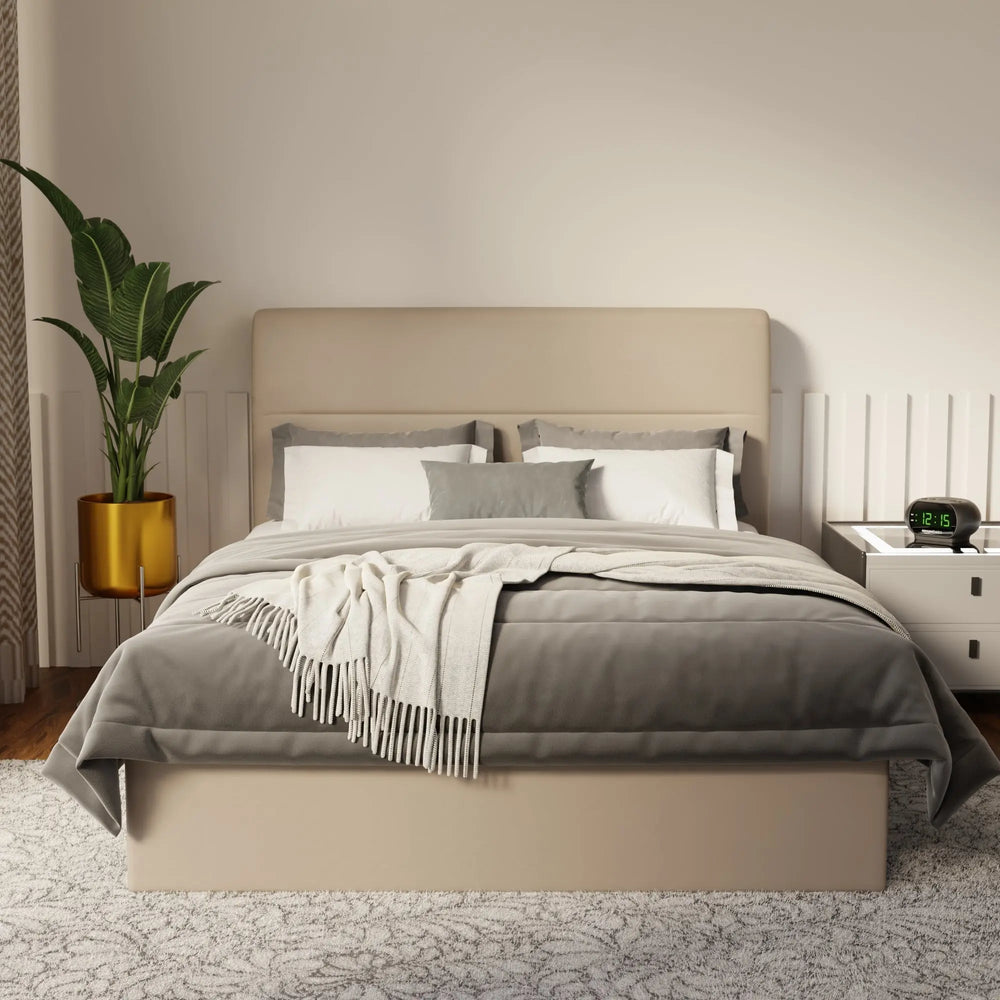 Lysara Faux Leather Drawer Bed Frame (Pet Friendly) by Somnuz KH