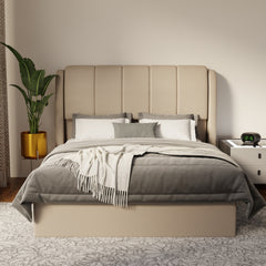 Brinley Faux Leather Drawer Bed Frame (Pet Friendly)