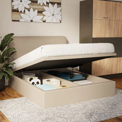 Vintaro Faux Leather Storage Bed Frame (Pet Friendly) by Somnuz KH